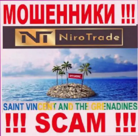 Ниро Трейд расположились на территории St. Vincent and the Grenadines и безнаказанно воруют средства