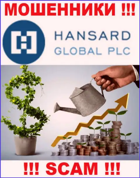 Hansard International Limited заявляют своим клиентам, что трудятся в сфере Investing