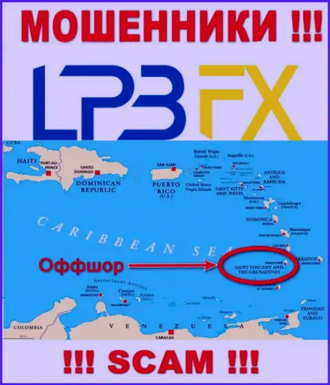 LPBFX LTD беспрепятственно обувают, ведь находятся на территории - Saint Vincent and the Grenadines