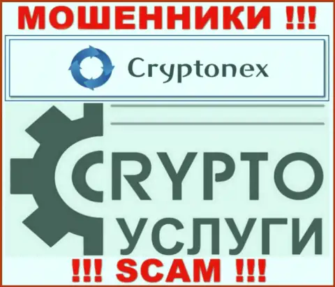 Работая совместно с CryptoNex, область деятельности которых Криптовалютные услуги, рискуете лишиться вложений