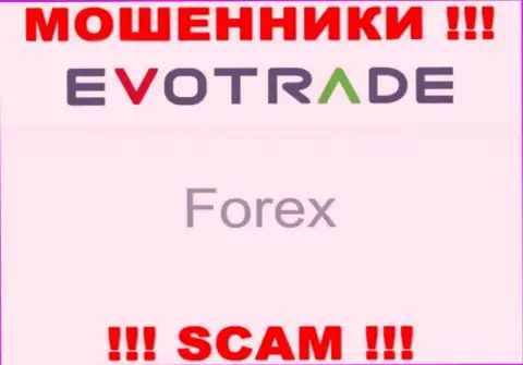 Evo Trade не вызывает доверия, Forex - конкретно то, чем заняты данные махинаторы