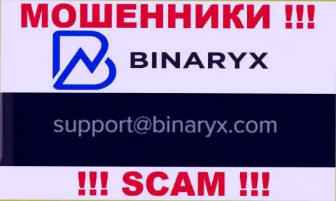 На интернет-портале мошенников Binaryx размещен этот е-майл, куда писать не стоит !!!
