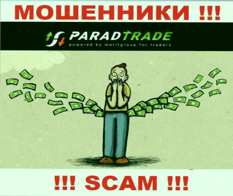 Не верьте в возможность заработать с мошенниками Parad Trade - это ловушка для доверчивых людей