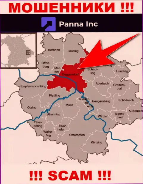 Panna Inc намерены не распространяться об своем настоящем адресе