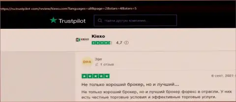 Клиенты ФОРЕКС брокера Kiexo Com выложили свои отзывы об условиях торгов компании на сайте Трастпилот Ком