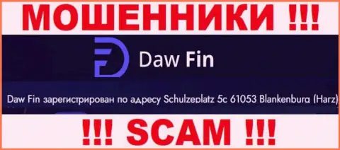 Daw Fin предоставляют своим клиентам фейковую инфу об офшорной юрисдикции