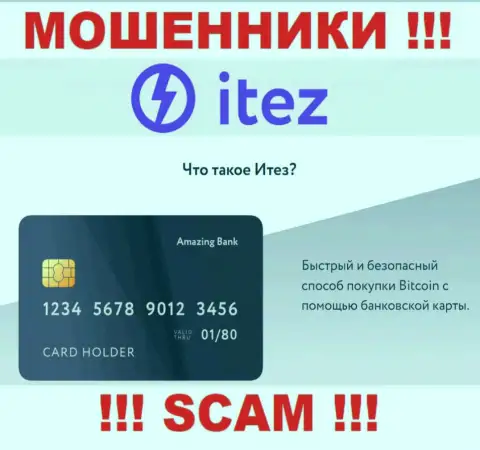 Имея дело с Itez Com, сфера работы которых Виртуальный кошелек, можете лишиться своих денежных средств