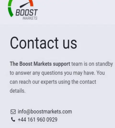 Номер телефона жулика Boost Markets, добавьте в черный список его