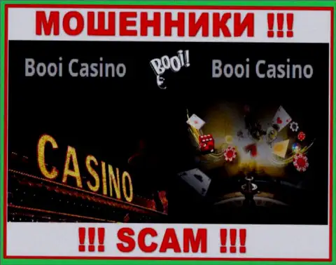 Не стоит сотрудничать с интернет-мошенниками BooiCasino, род деятельности которых Casino